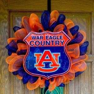 Auburn University war eagle wreath
